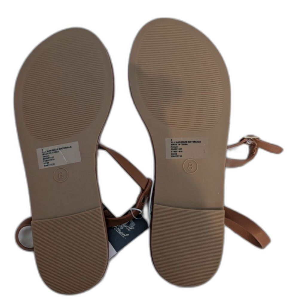 Women's Mildred Tan Sandals -Universal Thread- Size 8 - Picture 6 of 6